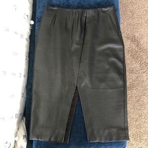 Faux Leather Pencil Skirt
